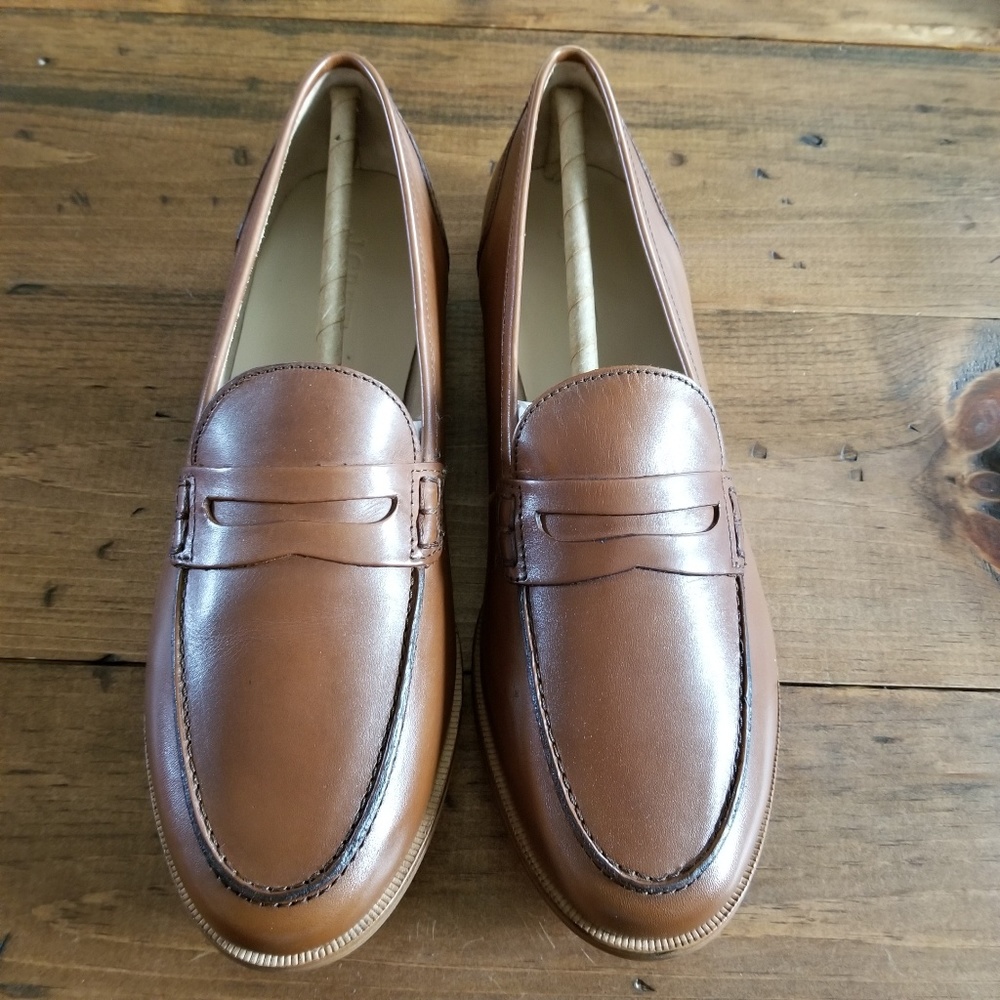 J.Crew Leather Penny Loafers